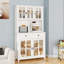 Armoire de rangement de 71 po avec comptoir pour four à micro-ondes