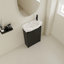 Meuble-lavabo autoportant avec lavabo, portes à fermeture douce-798529920