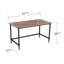 Bureau en bois massif Lawrenny-433198003