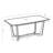 Mahliya Faux Marble Top Solid Wood Base Dining Table