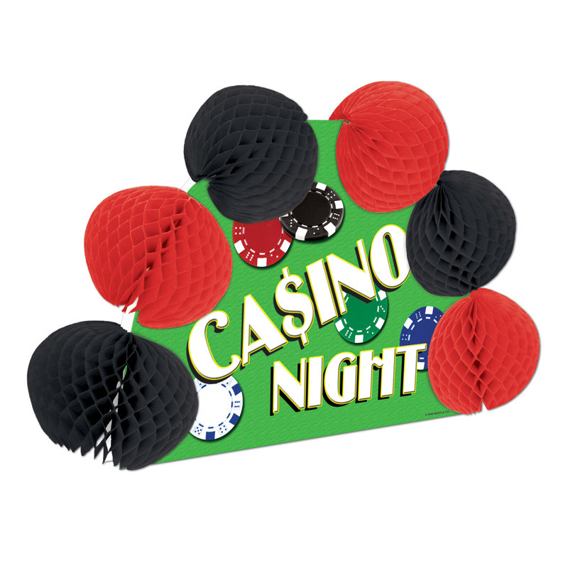 Centre de table casino