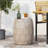 Outdoor Lightweight Concrete Side Table
