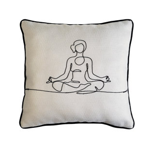  Polyester/Polyester Blend Throw Square Pillow Cover & Insert
