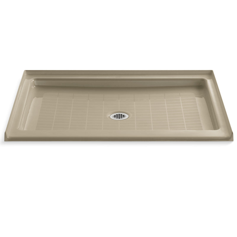 Purist 48" W x 36" D Cast Iron Shower Base, Mexican Sand