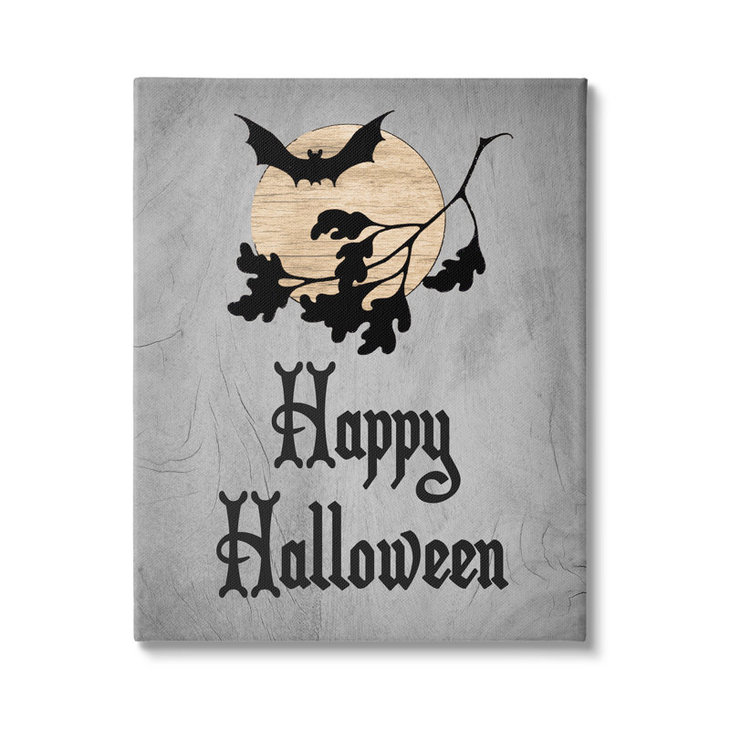 Happy Halloween Bats, H 30 po x l 24 po x P 1,5 po