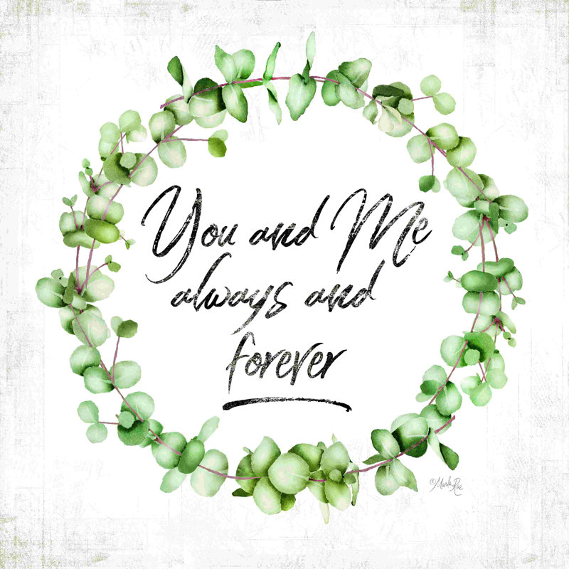 «You and Me» par Marla Rae - reproduction imprimée, H 36 po x l 36 po, Non, Toile tendue