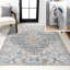 Tapis crème / bleu / terra lavable à la machine Mirnes Bohemian Medallion-1133018289