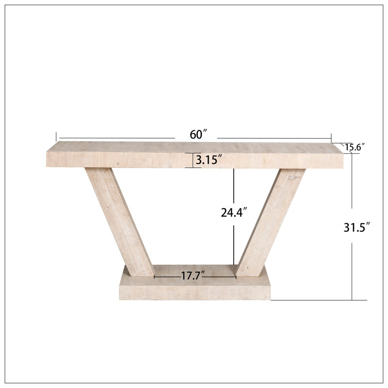 Console pour le salon, Antique Natural