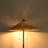 Kisean 68'' Natural Rattan Wicker, 2-Light Floor Lamp with Marble Base