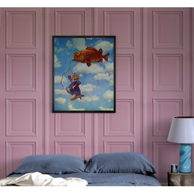 Expectations Fly High 1 Piece Single Picture Frame Wall Art on Canvas
