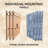 Nai Floating Headboard Solid Wood Wall Mount Blue Stonewash-810588782