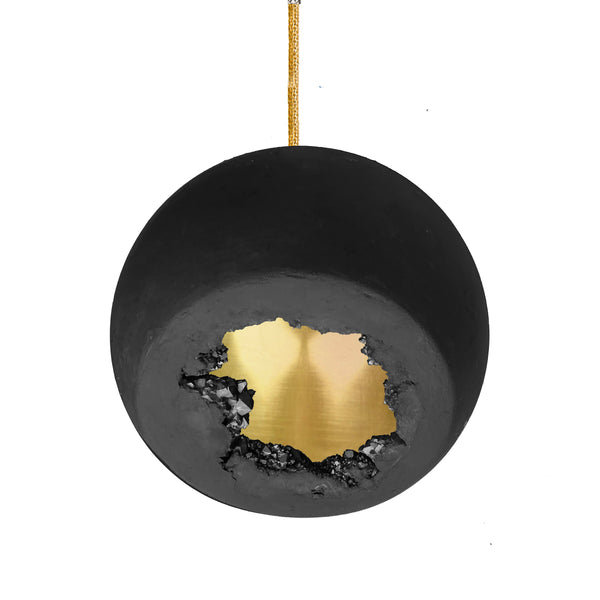 8 - Light Dimmable Dome Chandelier, 72" H x 24" W x 24" D, Brass, Matte Black/Brass