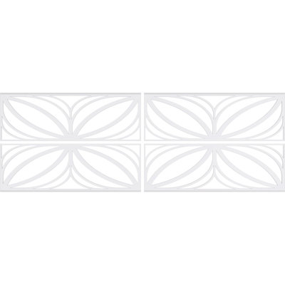 32.25'' H x 94.5'' W x 0.38'' D Expanded Cellular PVC Wainscot Panelling