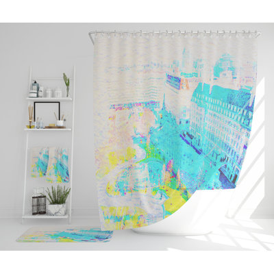 Nealah Polyester Shower Curtain Set