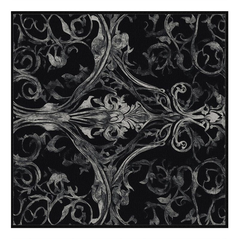 Tapis fumé Smoky, Carré 3 pi