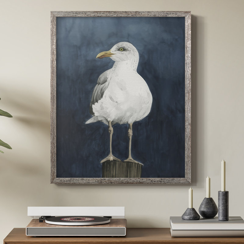 Reproduction encadrée Night Gull II - bois massif