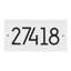 Rectangle Modern Personalized 1-Line Wall Address Plaque-1288426187-1288426228