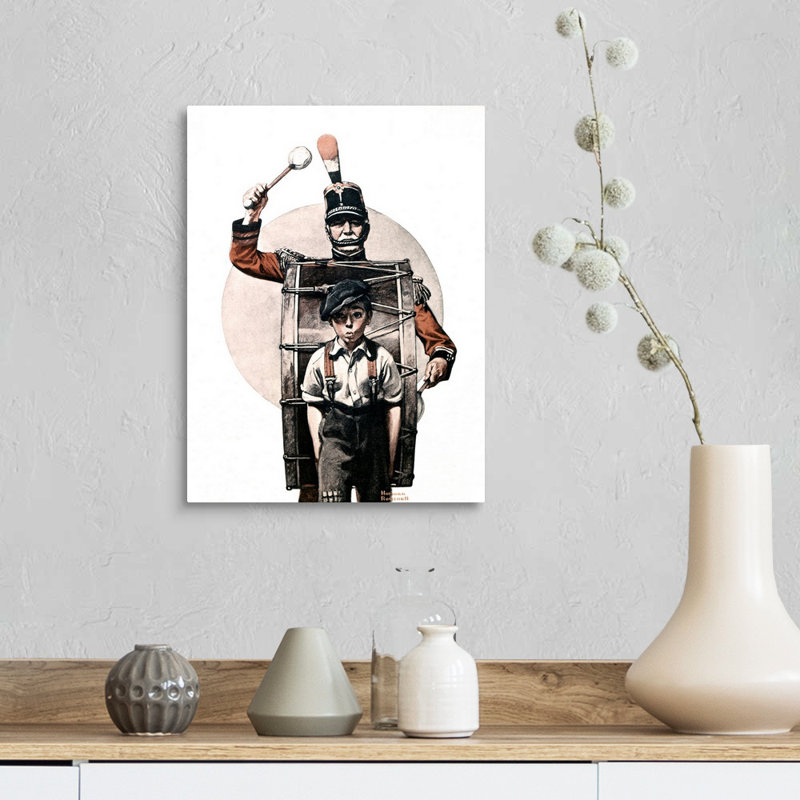 «Fourth of juillet», art mural sur toile, H 16 po x l 12 po x P 1,25 po, Toile tendue