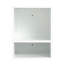 Meuble-lavabo moderne avec lavabo en céramique durable et grand espace de rangement