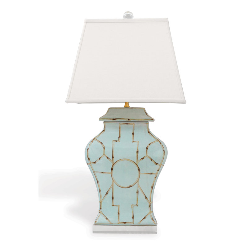 Scalamandre Baldwin 33" Table Lamp, Blue