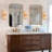 2-Light Glass Floral Wall Sconce