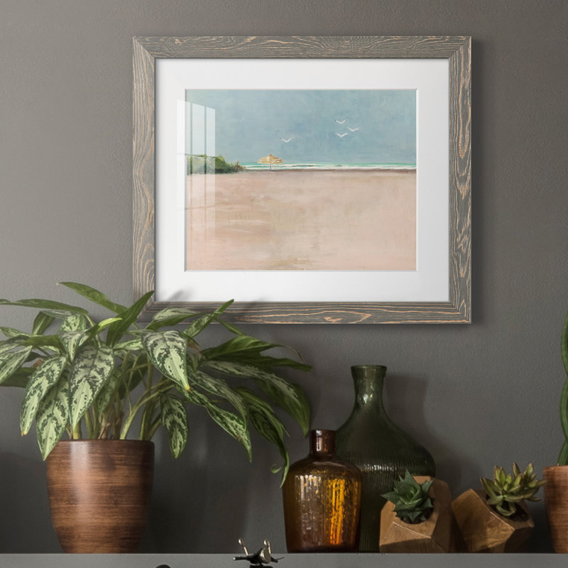 " My Tranquillity " by J Paul, Grey Framed, 17" H x 20" W x 1" D