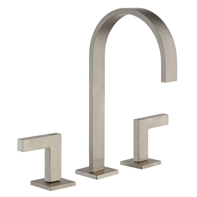 Corsini Two-Handle Deck Mounted Roman Tub Filler, Brushed Nickel
