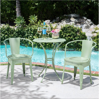 ENSEMBLE MÉTAL 3 PCS LOURDES