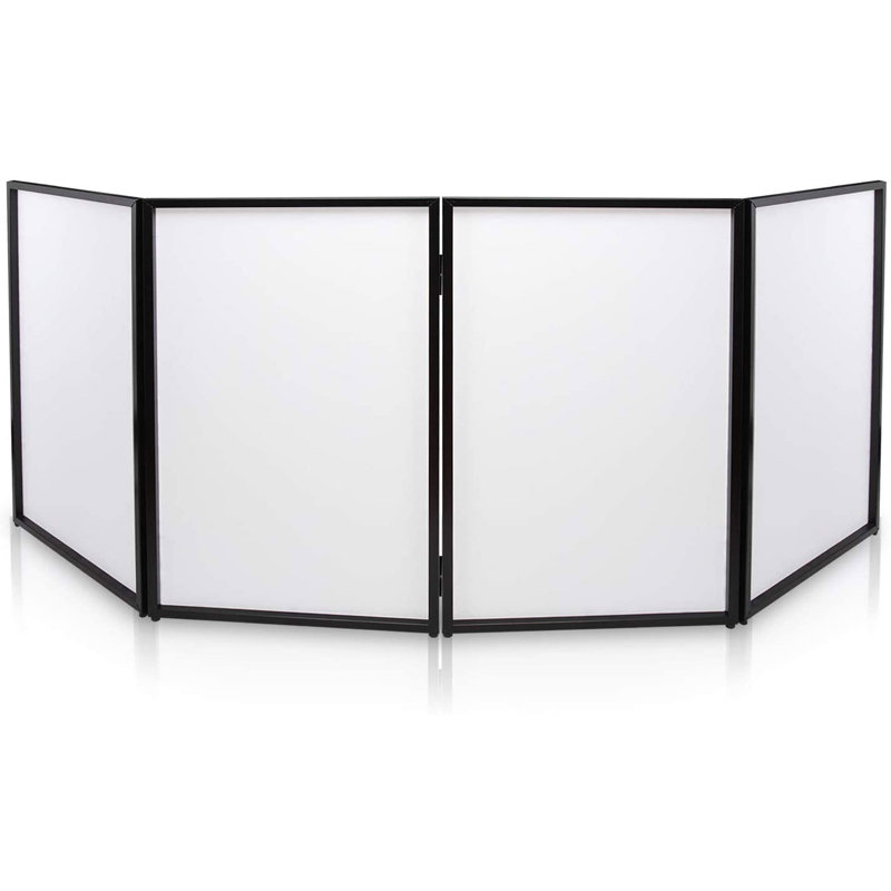 Diviseurs de bureau 4 panneaux blancs