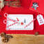 Nicola Spring - Rectangle Patchwork Christmas Serving Platter - 25 x 15cm - White