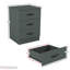 Maybery 3 Piece Bedroom Set (3 Drawer Bedside Chest, 4 Drawer Chest, 3 Door Wardrobe), (5)-1570260284