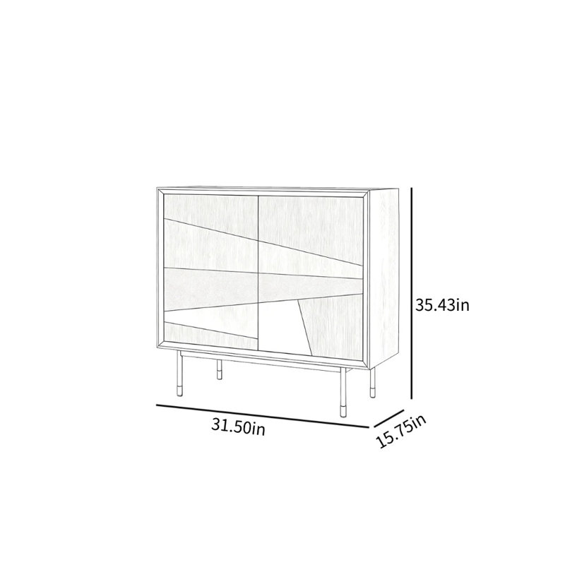 Minimalist High-End Display Case, 31.5"