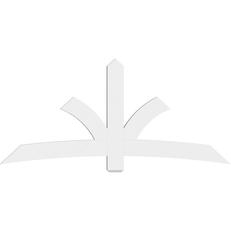 Support pour pignon Davenport, H 38,5 po x l 84 po (pas: 11/12), P 2 po x F 6 po, PVC