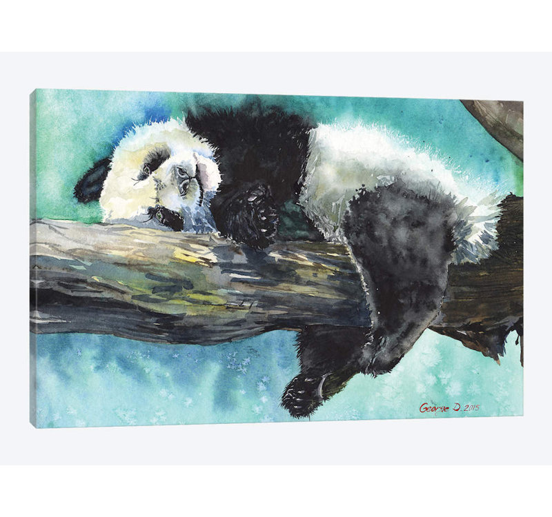 Relax Relax, impression sur toile, H 8 po x l 12 po x P 0,75 po, Toile tendue, Pas de tapis