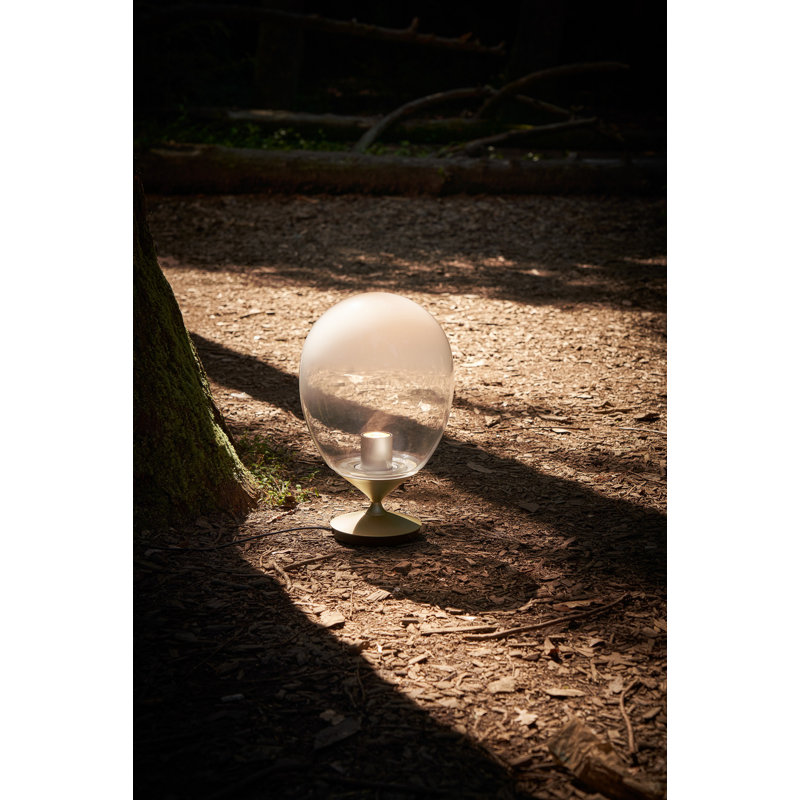 Table Lamp, Gold, 15.7" H x 9.8" W x 9.8"D