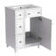 Armoire de meuble-lavabo 24 po avec lavabo en céramique, 2 tiroirs, 1 porte-275950236-275950237