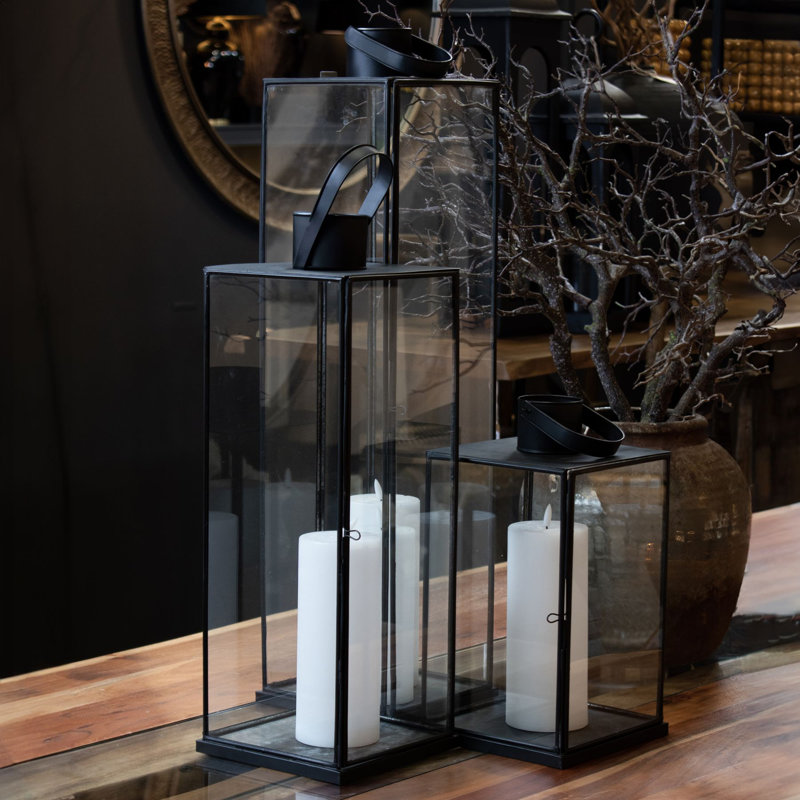 Glass Tabletop Lantern
