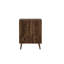 Commode 3 tiroirs en bois de noyer moderne, armoire de rangement pour salon, chambre à coucher, couloir