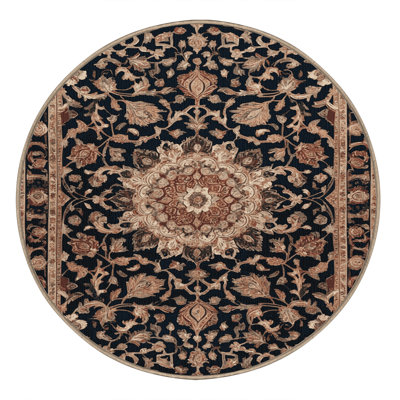 Machine Washable Persian Brown Area Rug