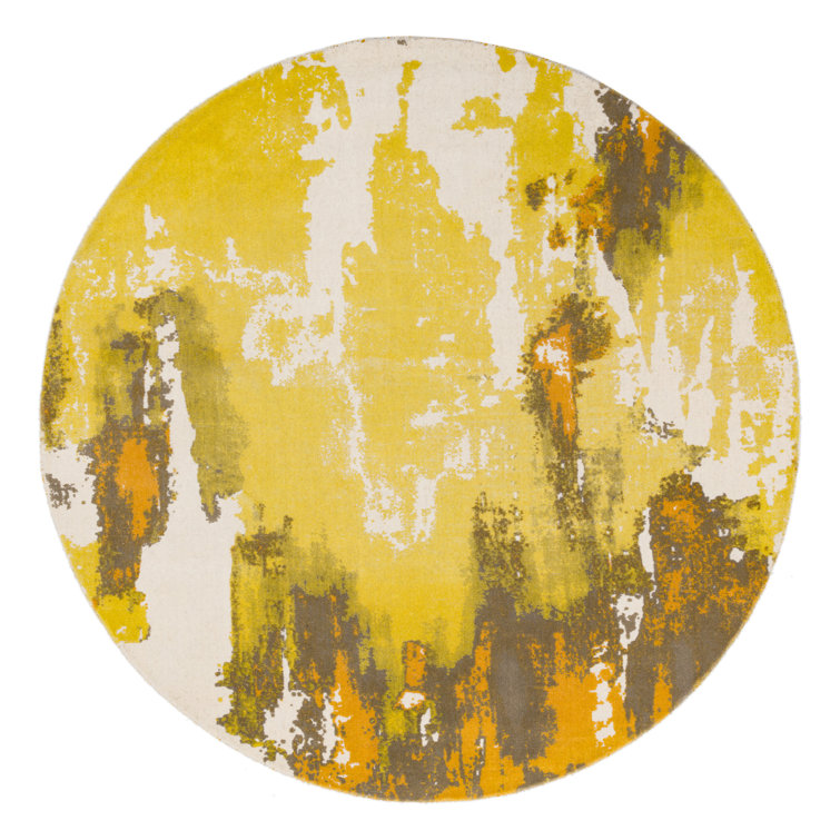 Anwen Abstract Wool Hand Woven Area Rug