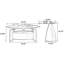 Ensemble de tables basses Modern