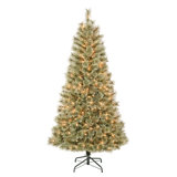 First Traditions'' 6 Ft. Arcadia Cashmere Pine Slim Tree With Clear Lights