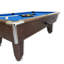 Table de billard à jet de monnaie de 8 pi avec mécanisme de monnaie manuel, retour de balle et accessoires Titan