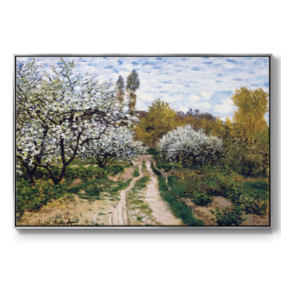 «Trees in Bloom», 1872 - reproduction sur toile flottante