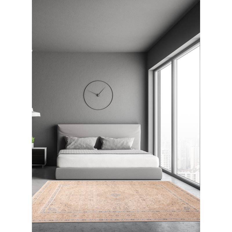 Tapis beige Antalya 9 pi 7 po x 12 pi 10 po