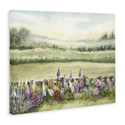 Eastern Townships Garden Canvas Wall Art, design by Heather Desormeaux