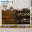 Entryway Shoe Cabinet Double-Layer Flip Drawer Design, Freestanding Entry Storage Cabinet Equipped with Adjustable Shelves and Dust-Proof Back Panel-1703926160
