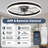 20 inch Low Profile Ceiling Fans with Lights and Remote-1326240417