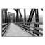 «Old Railroad Bridge» par Lori Deiter, art mural en verre acrylique