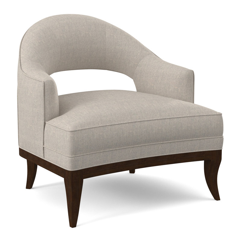 Mariposa Armchair, American Walnut, Polly Snow